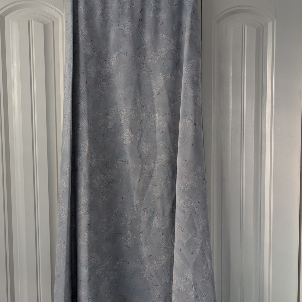 Rena Rowan Light Blue Floral Skirt